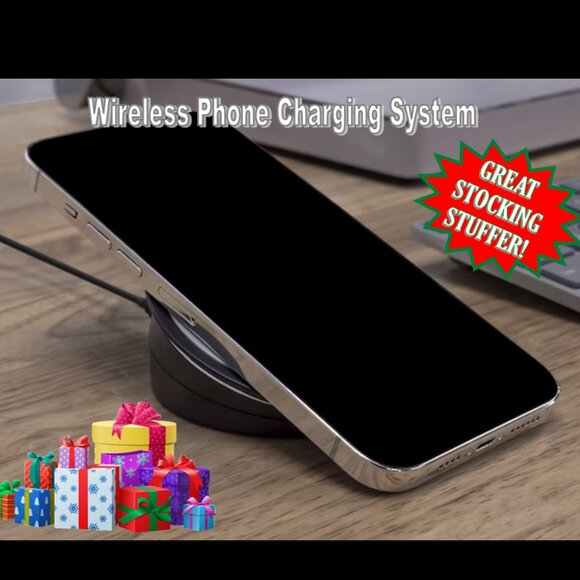 Wireless Phone Charger - USB - Rotating Charging Pad (Brand New) by Utilitech - Picture 1 of 9